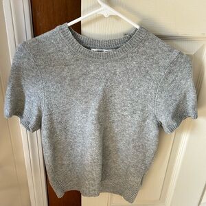 A&F Heather Gray Knit Top